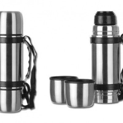 Termos cu maner si curea pentru prindere - 53109 termosuri cu pahare metalice 53109