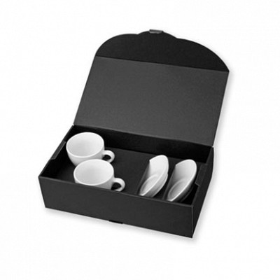 Set de doua cesti cu farfurioare din ceramica - 04386 seturi de cesti cu farfurii 04386