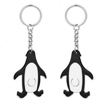 Breloc cu LED si forma de pinguin - 21121 brelocuri cu led si pinguin 21121