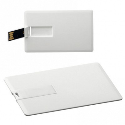 Card din plastic cu stick USB glisant - 45205 carduri cu stick usb 45205