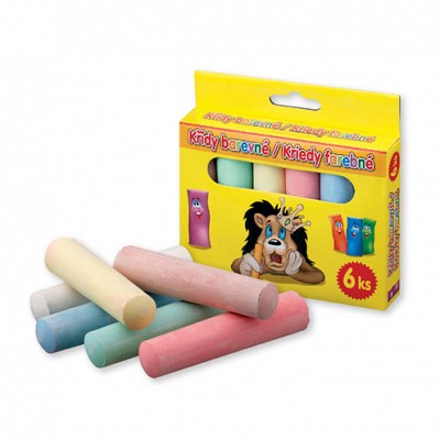 Cutie cu 6 crete colorate - 13992 crete colorate 13992