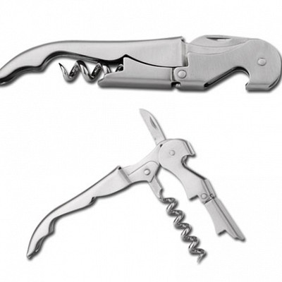 Desfacator de sticle cu tirbuson si cutit - 22027 desfacatoare de sticle cu tirbuson 22027