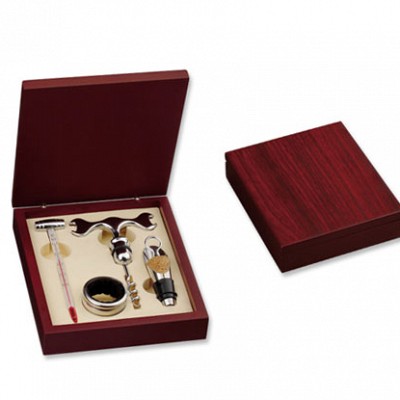 Set de patru accesorii pentru sticle de vin - 22228 cutii cu accesorii pentru sticle de vin 22228