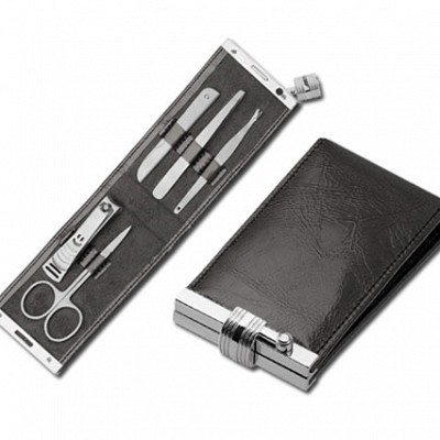 Trusa pentru manichiura cu cinci accesorii metalice - 92099 truse promotionale pentru manichiura si pedichiura 92099