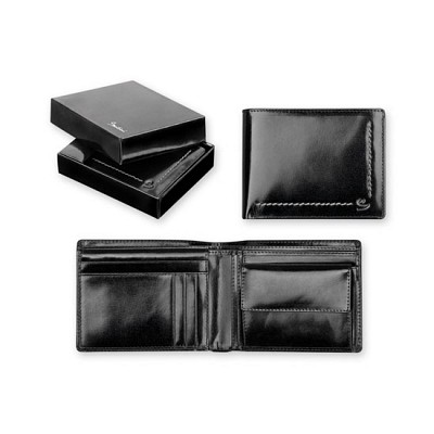 Portofel barbatesc din piele in cutie de cadou - 92560 portofele promotionale din piele naturala 92560