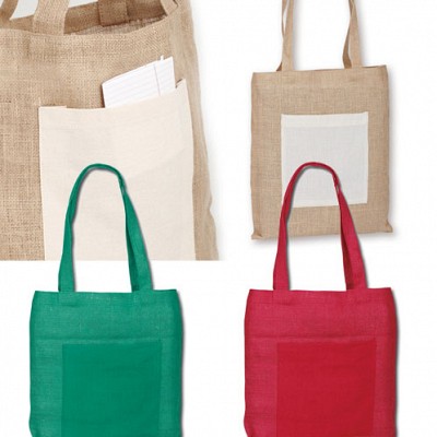 Sacosa de cumparaturi din iuta colorata- 34068 sacose promotionale din iuta 34068