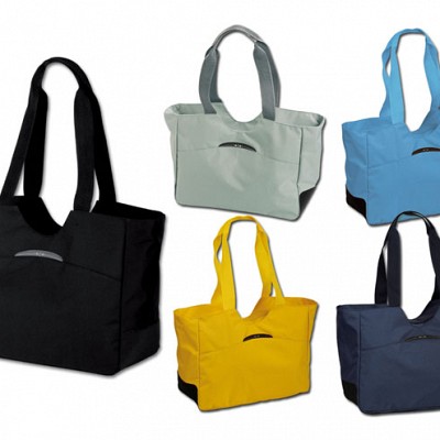 Geanta colorata de plaja cu barete de umar - 72163 genti promotionale pentru voiaj 72163