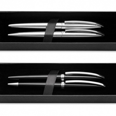 Set de pixuri metalice marca Santini - 12474 seturi de pixuri metalice de lux 12474