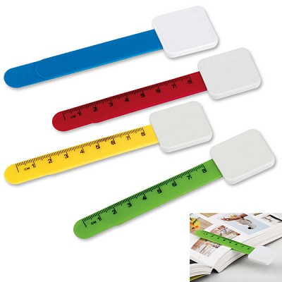 Semn de carte colorat cu rigla de 8 centimetri - 27836 semne de carte 27836