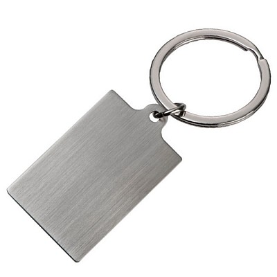 Breloc metalic cu forma dreptunghiulara si suprafata mata - 2992 brelocuri metalice cu forma dreptunghiulara 2992