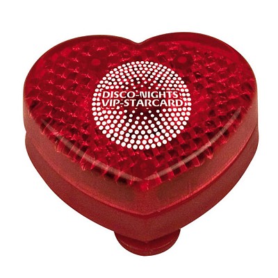 Dispozitiv cu lumina si forma de inima pentru bicicleta - 6093 semnal luminos pentru biciclisti 6093