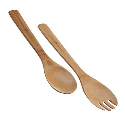 Tacamuri din lemn de bambus pentru salata - 2780 tacamuri promotionale din lemn 2780