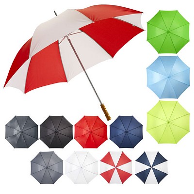 Umbrela de 130 cm cu maner drept din lemn - 19547872 umbrele promotionale mari 19547872