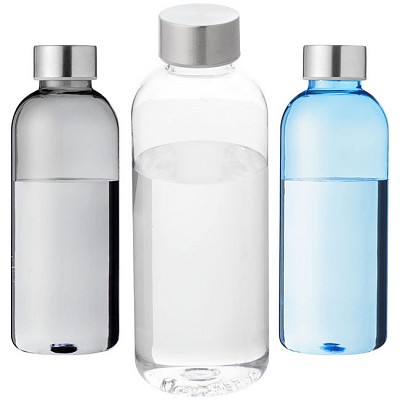 Bidon transparent cu capac din aluminiu - 10028901 bidoane promotionale cu capac metalic 10028901