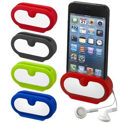Suport din silicon si plastic pentru telefon - 10821002 suporturi promotionale pentru telefon