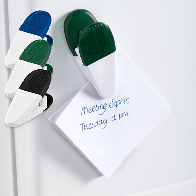 Memo clip din plastic cu magnet - 11808202 memoclips uri promotionale magnetice 11808200