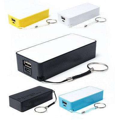 Baterie externa USB cu inel breloc - CM6082 power bank USB portabil CM6082