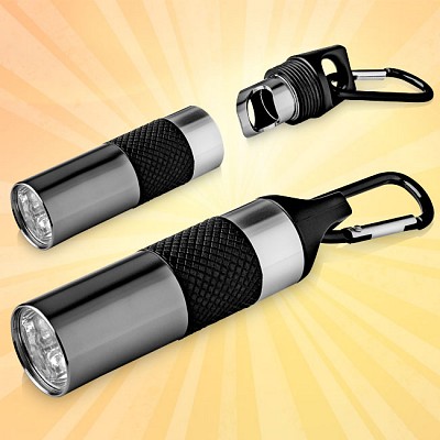Lanterna din aluminiu cu 6 LED-uri si desfacator de sticle - 10423100 lanterne cu desfacator de sticle 10423100