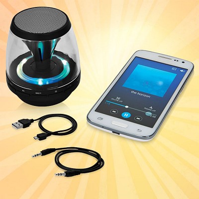 Boxa audio cu bluetooth si cabluri USB incluse - 13418600 Boxe audio cu bluetooth 13418600