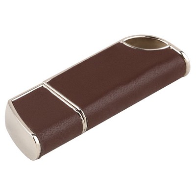 Stick USB cu design modern din piele naturala - CM1194 CM1194 stick metalic USB cu piele de 1GB 2GB 4GB 8GB 16GB 32GB