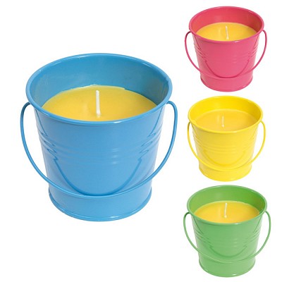 Lumanare colorata cu forma de galeata - 0902104 lumanari promotionale cu forma de galeata 0902104