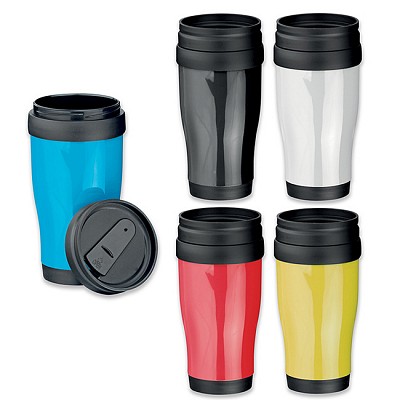 Cana termoizolanta colorata cu capacitate de 400 ml - 54383 cani temoizolante promotionale 54383