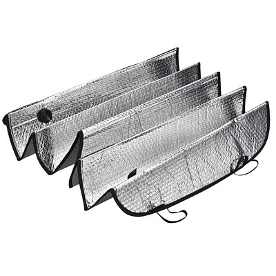 Parasolar auto din aluminium pentru bordul masinii - 58380 parasolare auto din aluminium cu ventuze 5838003