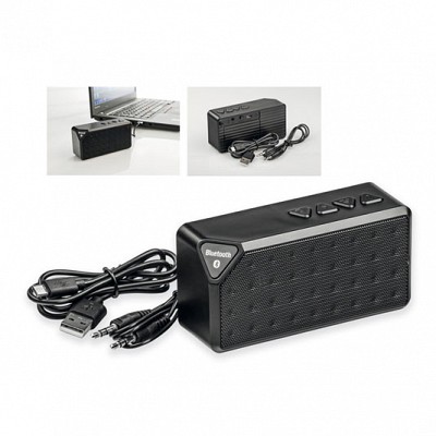 Boxa audio dreptunghiulara cu bluetooth si microfon - 45303 45303 boxe portabile cu wireless si microfon