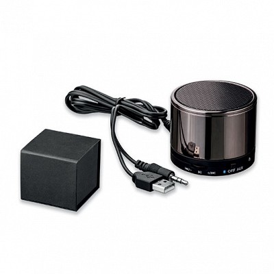 Boxa audio cilindrica cu bluetooth si microfon- 45304 45304 boxe wireless cu bluetooth si microfon