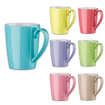 Cana conica din portelan de 330 ml - 04404 cani colorate din portelan 04404