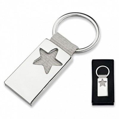 Breloc metalic cu stea decupata - 23203 23203 brelocuri metalice cu stea decupata