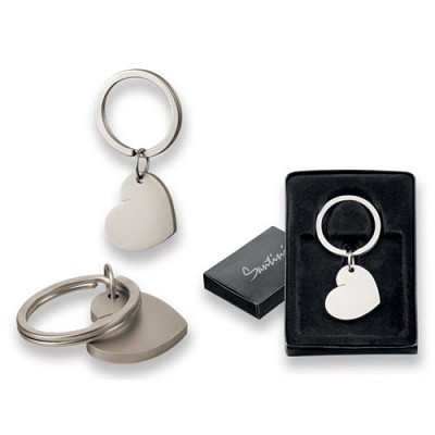 Breloc Santini cu pandantiv inima - 23197 23197 brelocuri Santini cu pandantiv inima