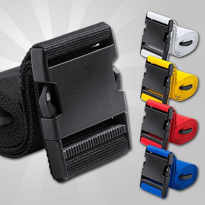 Curea de bagaje din poliester cu catarama din plastic - AP781382 curele pentru bagaje AP781382