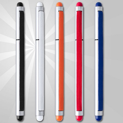 Pix cu elastic si varf touch pen - AP781181 pixuri din plastic cu touch pen AP781181