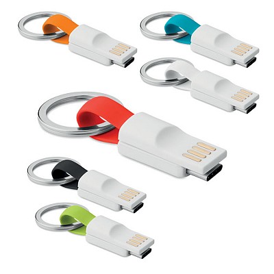 Breloc cu cablu USB si adaptor tip C - MO9171 brelocuri cu adaptor USB tip C MO9171