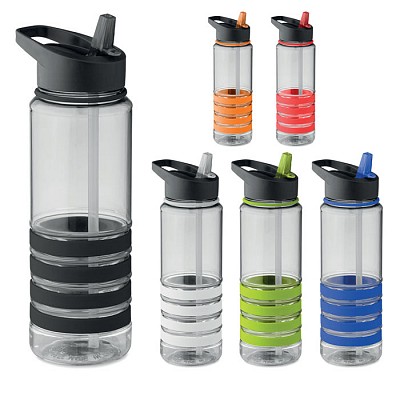 Bidon din tritan de 750 ml cu pai pliabil - MO9226 bidoane din tritan cu pai MO9226