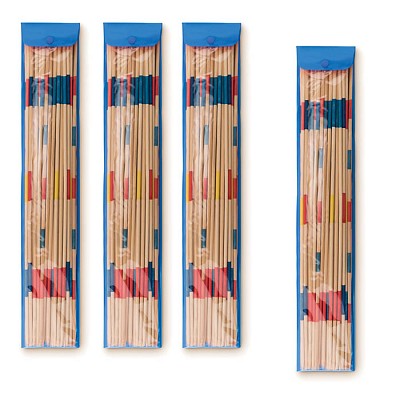 Joc Mikado cu bete mar din bambus cu husa - MO8923 bete de joc mikado MO8923