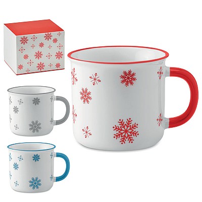 Cana vintage din ceramica cu design de Craciun - CX1452 cani ceramice cu design de Craciun CX1452