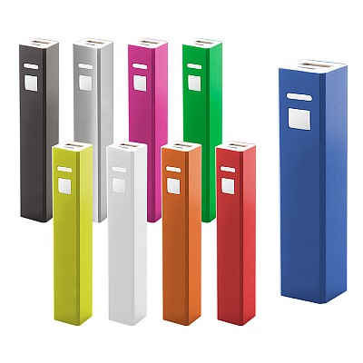 PowerBank USB de 2000 mAh din aluminiu cu cablu micro USB - AP741469 powerbank uri USB promotionale colorate AP741469