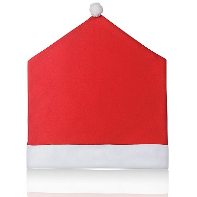 Husa pentru scaun cu forma de caciula de Mos Craciun - AP741103 AP741103 huse de scaun cu design de Mos Craciun