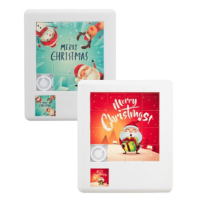 Mini puzzle din plastic cu tema de Craciun - AP812419 mini puzzle din plastic cu design de Craciun AP812419