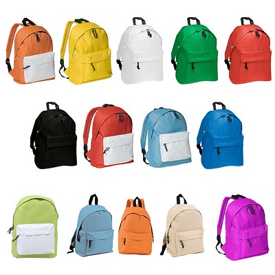 Rucsac cu buzunar frontal si design clasic - V4783 rucsaci promotionali cu buzunar frontal si design clasic V4783