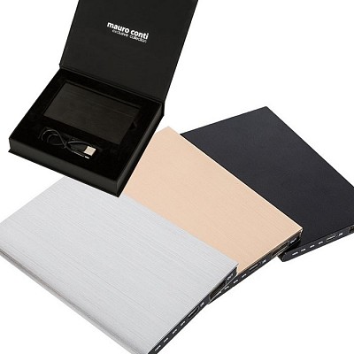 Powerbank de 4000 mAh cu finisari de lux marca Mauro Conti - V4850 powerbankuri de 4000 mAh cu finisari de lux marca Mauro Conti V4850