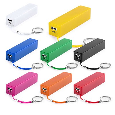 Powerbank de 2000 mAh cu snur si inel breloc - V3557 powerbank uri de 2000 mAh cu snur si inel breloc V3557