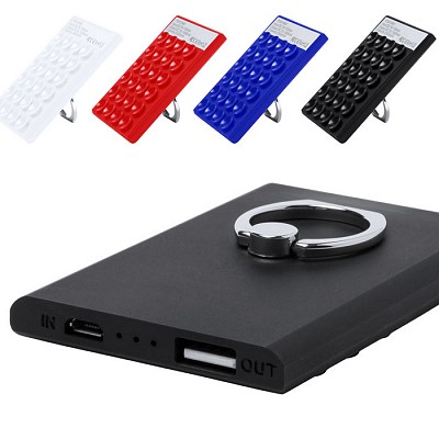 Powerbank de 2000 mAh cu ventuze si inel metalic - AP721038 powerbankuri cu ventuze si inel metalic AP721038