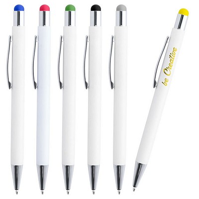 Pix din aluminiu cu touchpen si suprafata gravabila - AP721094 pixuri promotionale metalice AP721094