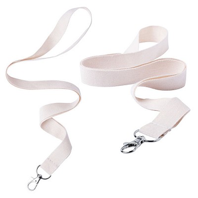 Lanyard din bumbac cu carabina metalica - AP721139 lanyard uri promotionale din bumbac AP721139