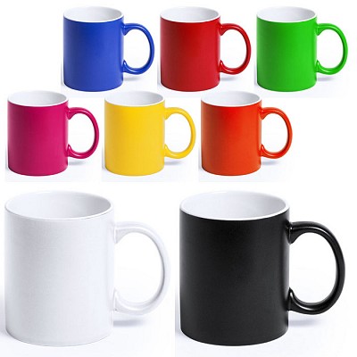 Cana colorata cu interior alb si capacitate de 350 ml - V8926 cani ceramice colorate cu interior alb V8926