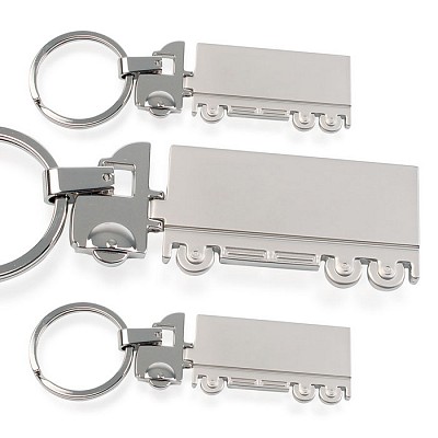 Breloc metalic cu forma de camion - V4789 brelocuri metalice cu forma de camion V4789