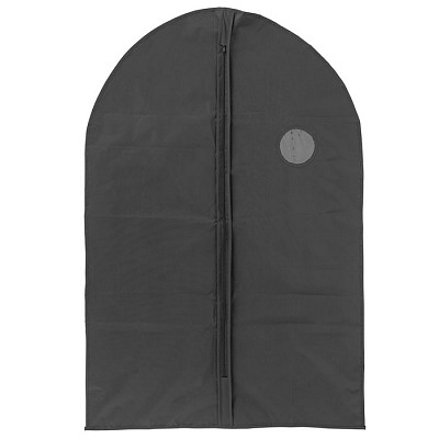 Husa de imbracaminte cu fermoar vertical - V9405 huse negre pentru imbracaminte V9405